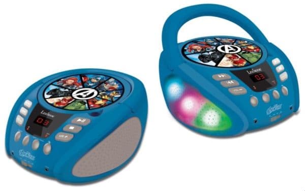 Avengers Bluetooth CD player with lights