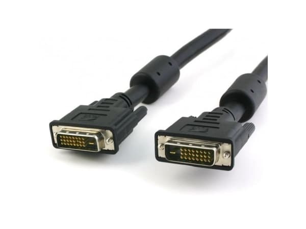Techly 15m DVI-D, 15 m, DVI-D, DVI-D, Hankjønn, Hankjønn, Sort