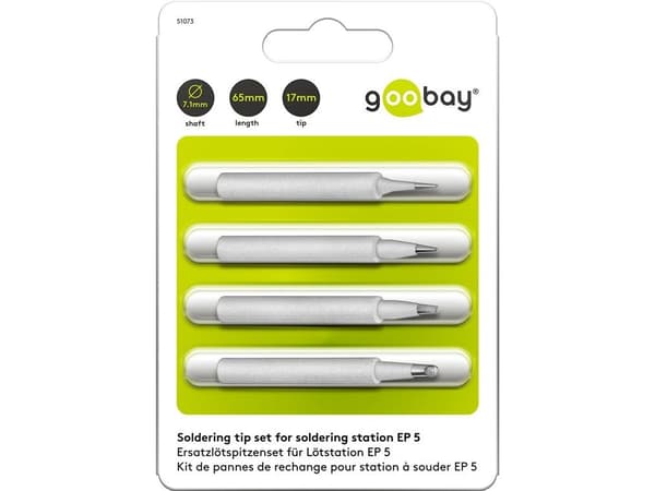 Goobay 51073, Loddespiss, Fixpoint, 4 stykker