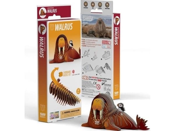 Valrossen Eugy - Eco-pussel i 3D