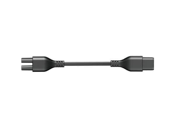 Flexline Mellemforbindelseskabel Lige 10cm Sort. Tilbehør til Flexline-serien.