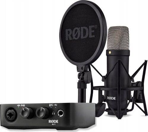 Rode NT1 Signature + AI-1 Studio Kit MK2 studiouppsättning