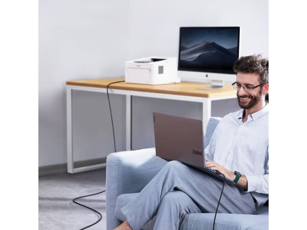 Wozinsky WKDDY3S USB-B - USB-A 480Mbps 2m kaapeli - musta