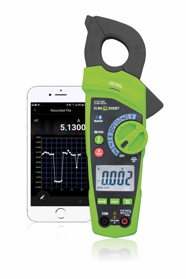 Tangamperemeter Elma 9200Bt Sand Rms Ac/Dc Med Bluetooth