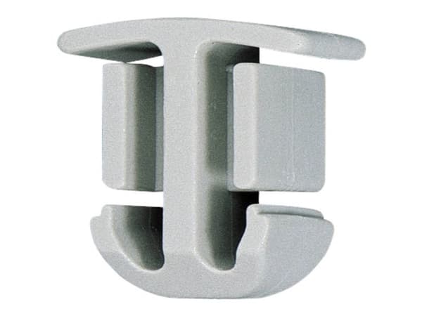 Fischer 58142, Kabelholder, Tak, Nylon, Grå