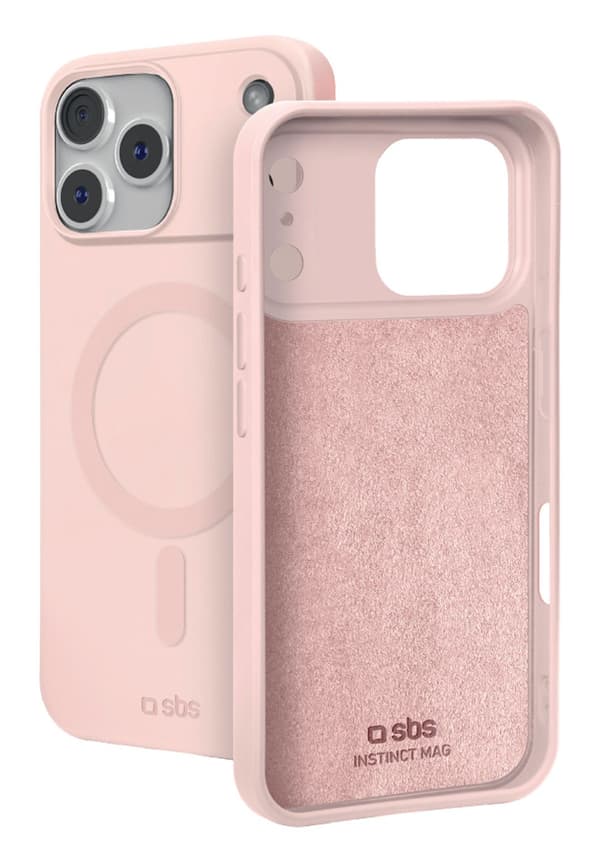 SBS Instinct Mag, Mobilskal, Apple, iPhone 18 Pro/17 Pro, 16 cm (6.3"), Rosa