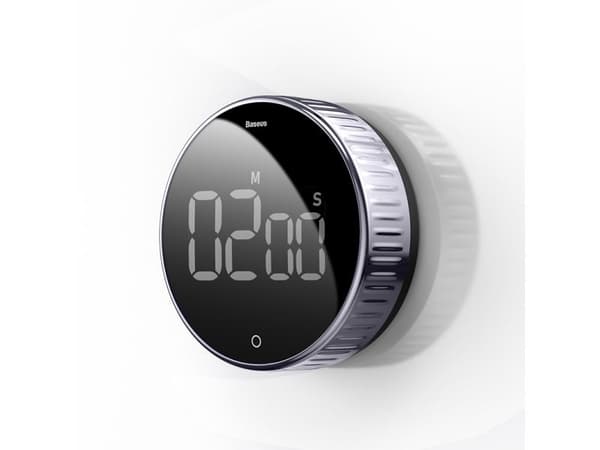 Baseus Heyo rotation countdown, Daglig tidtaker, Sort, Digitalt, LCD, Jekk, Rotasjon, 99 min