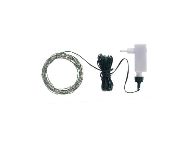 Sirius Knirke Valoketju 160 LED - kirkas/vihreä