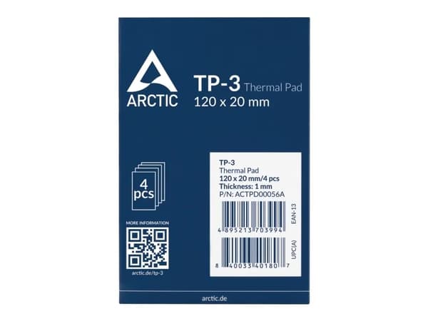 ARCTIC TP-3 - Termopute - blå (en pakke 4)