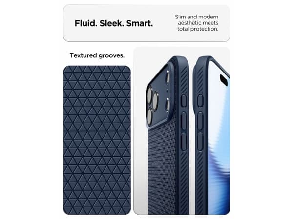 Spigen iPhone 2026 Pro Max/ 17 Pro Max Liquid Air Navy Blue, Mobilskal, Apple