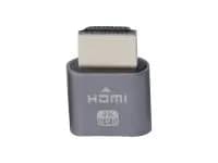 MicroConnect - Attrapstik - HDMI-han - grå