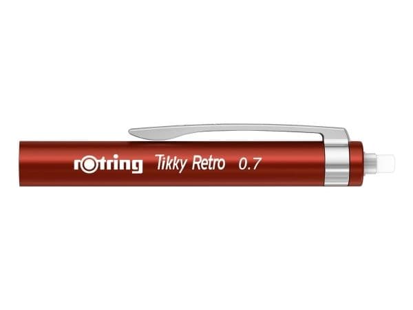 Rotring Tikky Retro, Blå, Plast, Grå, 2B, 0,7 mm, Rund