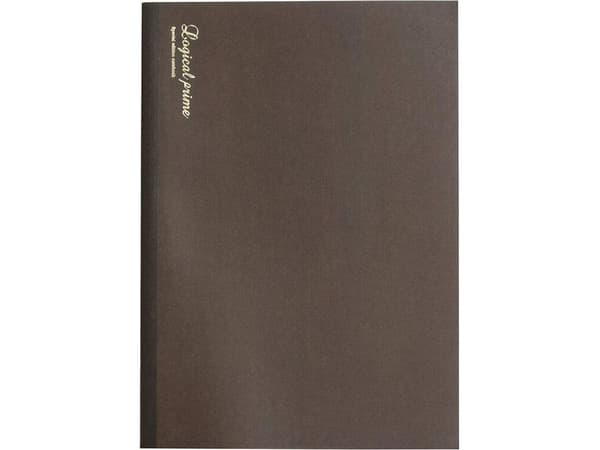 Notebook A4 12x15cm Logical Prime PT brun |