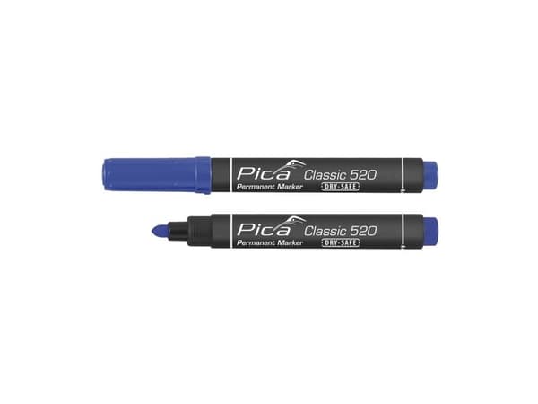 Pica permanentmarker 1-4mm, rund spets, blå
