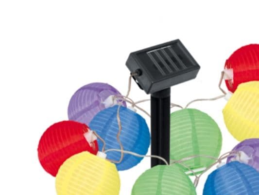EGLO SOLAR CHAIN 10L BALL MULTI