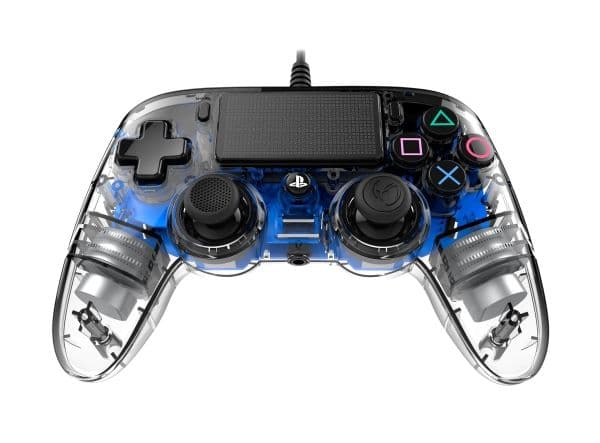 NACON COMPACT - Håndkonsoll - kablet - blå belysning - for PC, Sony PlayStation 4