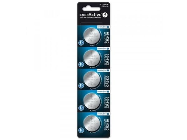 Everactive CR24305BL, Engangsbatteri, CR2430, Lithium, 3 V, 5 stykker, 10 år