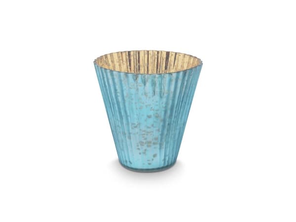 PIP Studio Set/3 TeaLight Blue 10x10.5