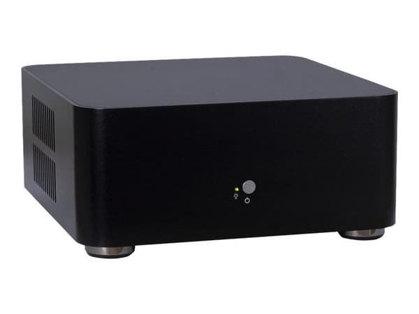 Inter-Tech A80 - Tower - ITX - virtalähde 60 Watt - musta - USB