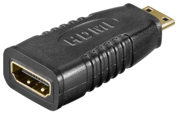 Goobay 68841, HDMI Typ-A, HDMI Typ-C, Sortera