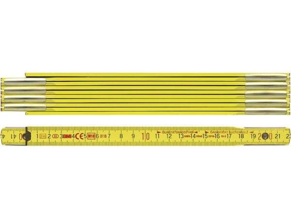 Tremålebånd BMI standard gul 2 m
