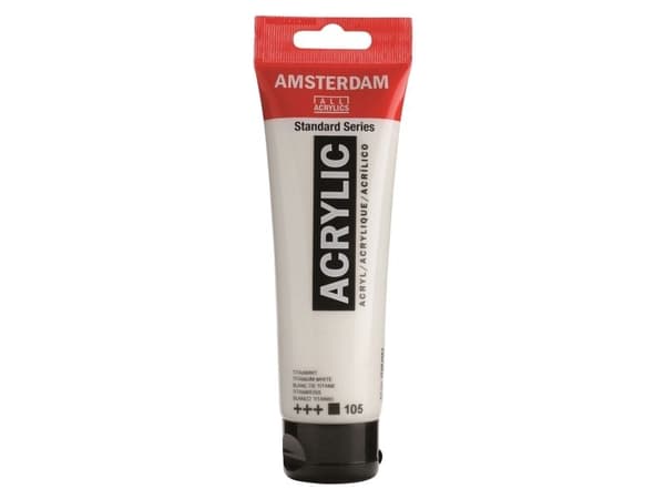 Amsterdam Standard Series akrylrör Titanium White 105
