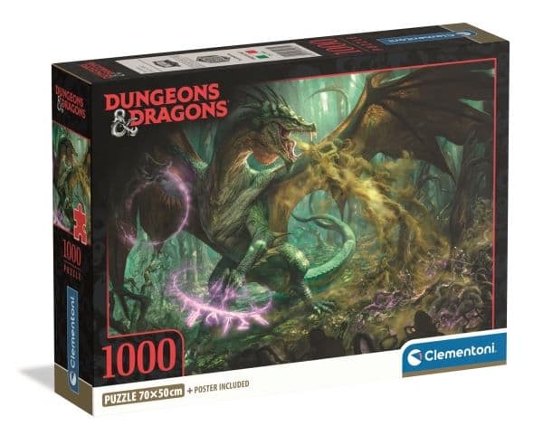 Dungeons &amp; Dragons - Comp -palapeli, 1000 palaa