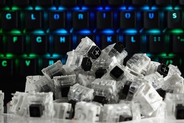 Glorious PC Gaming Race KAI-BLACK, Tangentbordsswitchar, Svart