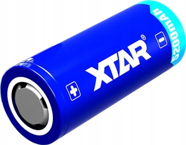 Xtar Xtar 26650 5200mAh 3,6V - 3,7V skyddad ( PCB )