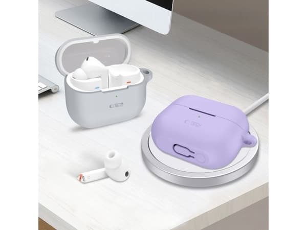 TECH-PROTECT silikonikoukku Samsung Galaxy Buds 3 / 3 FE / 3 Pro laventeli