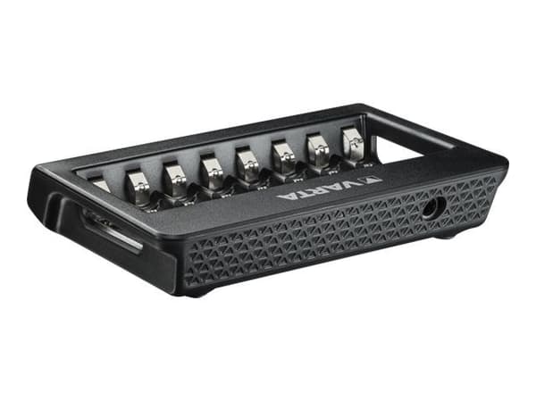 Varta LCD MULTI CHARGER+ - 4 t batterilader - (for 8xAA/AAA) + AC-strømadapter