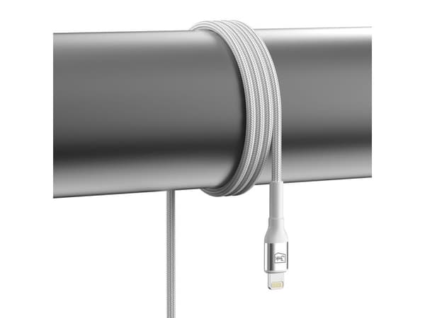 USB-kaapeli 3MK USB-C - Lightning 1 m Valkoinen