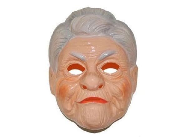 Gammel dame maske