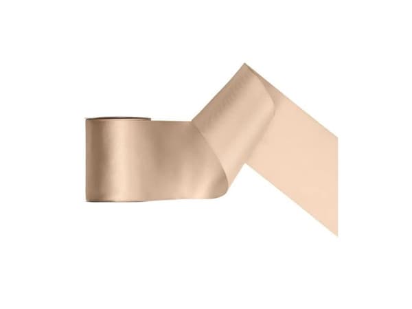 Fersken satinbånd, 100 mm