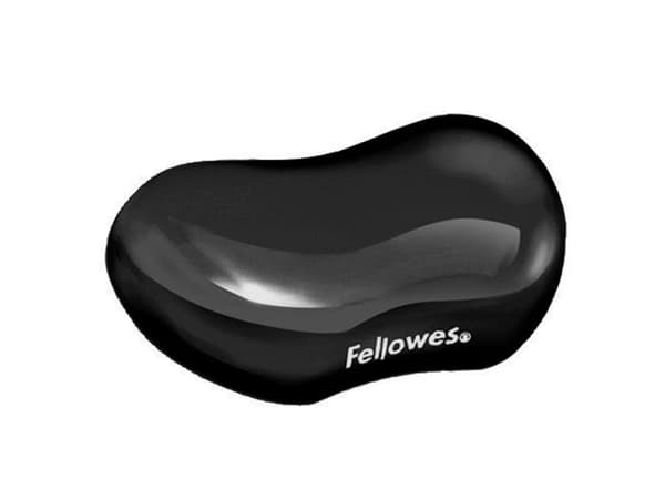 Håndledsstøtte Fellowes Crystals Gel Flex, sort