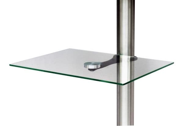 Sinox hylde til Sinox StandView TV gulvstand. Glas
