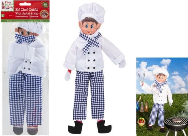 Elf Chef-antrekk med hatt