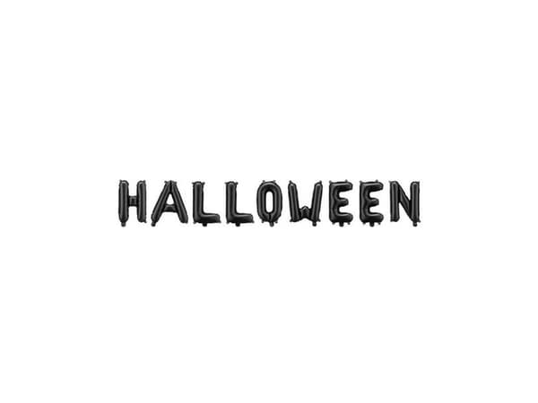 Sort Halloween balloner