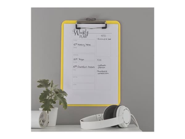 Leitz WOW - Urklipp - för A4 (210 x 297 mm) - gul