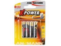 ANSMANN X-POWER Micro AAA - Batteri 4 x AAA - Alkalisk