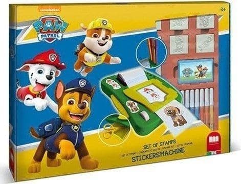 Multiprint Paw Patrol, Stämpelset för barn, 3 År, Giftfri, Multifärg