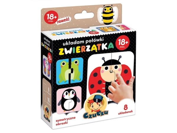 Pussel: I am stacking polka dots - Animals