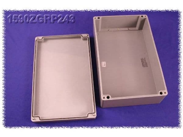 Hammond Electronics 1590ZGRP243PL Insert teräslevy Luonto 1 kpl