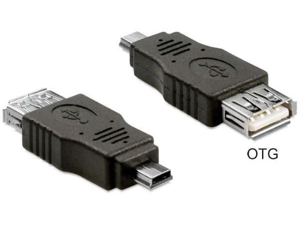 Delock - USB-adapter - mini-USB Type B (hann) til USB (hunn) - USB 2.0 OTG