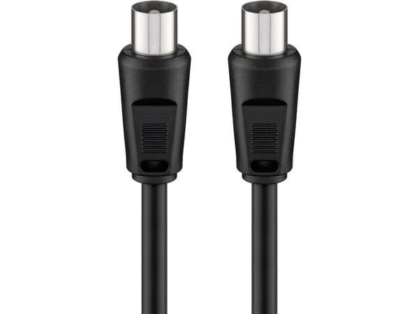 Goobay 68146, 1,5 m, 3C-2V, Sort