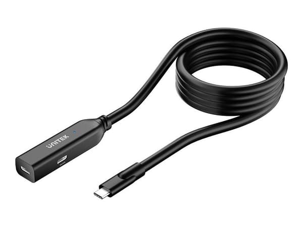 Unitek USB-C 10 Gbps -jatkojohto 5 m, musta