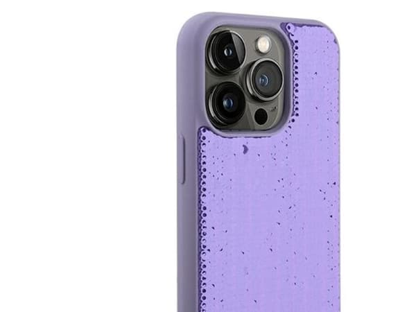 Guess paljettscript metallskal till iPhone 13 Pro / 13 - lila