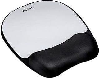 Fellowes Memory Foam - Musematte med håndleddsstøtte - sølv