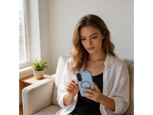 Tech-Protect MagFlex MagSafe-deksel for Samsung Galaxy A57 5G - Transparent blå