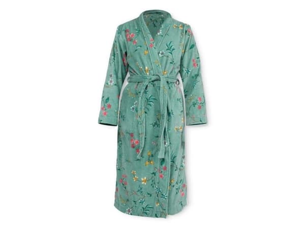 PIP Studio Pip Studio Bathrobe Les Fleurs Green XXL